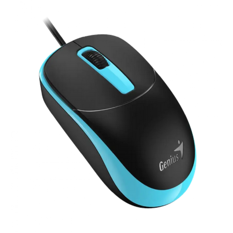 MOUSE USB GENIUS DX-123 BLACK/BLUE