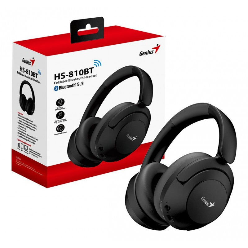 AURICULAR BLUETOOTH GENIUS RS HS-810BT BLACK
