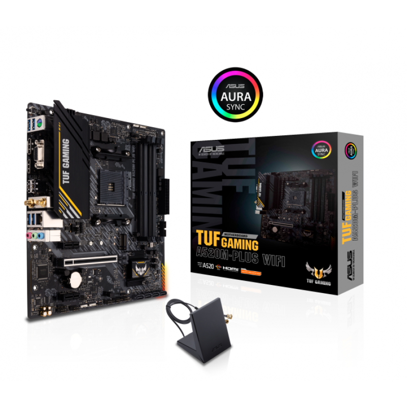 MOTHER ASUS (AM4) TUF GAMING A520M-PLUS WIFI