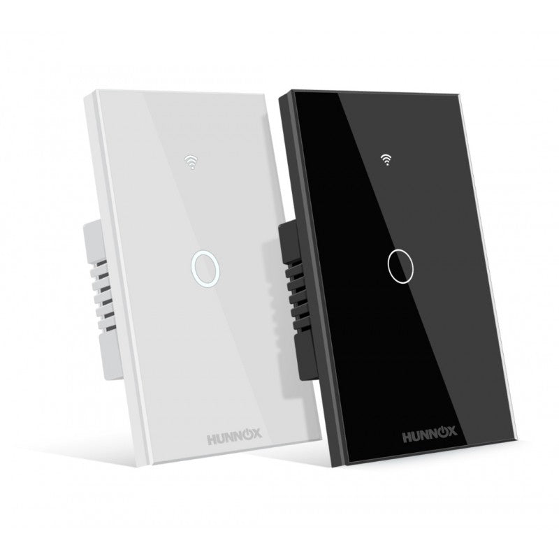 TECLA HUNNOX SMART TACTIL 1 CANAL BLANCO
