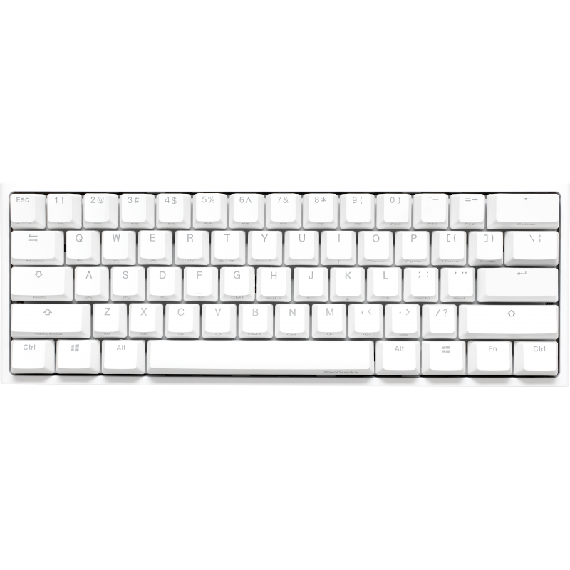 TECLADO GAMER DUCKY ONE 2 MINI RGB WHITE 60 MECANICO