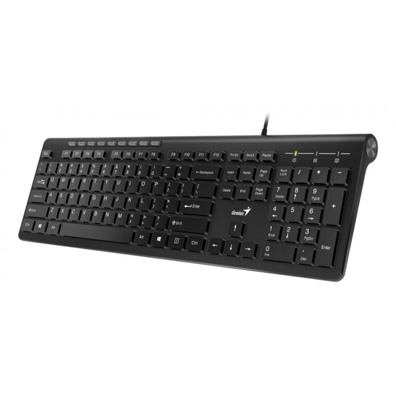 TECLADO USB GENIUS SLIMSTAR 230II BLACK