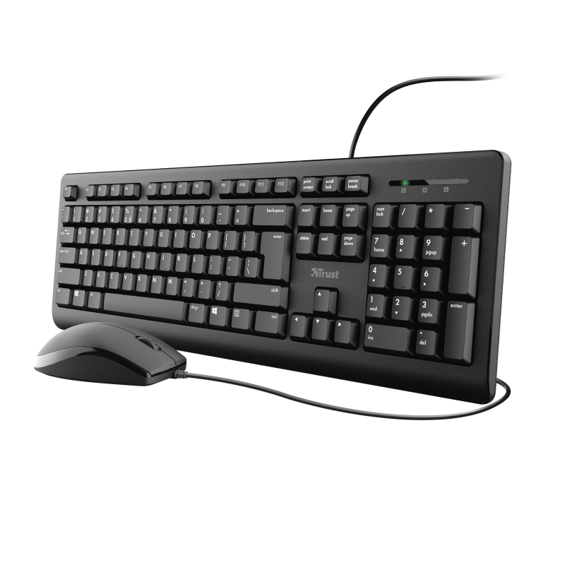 TECLADO Y MOUSE TRUST PRIMO ES