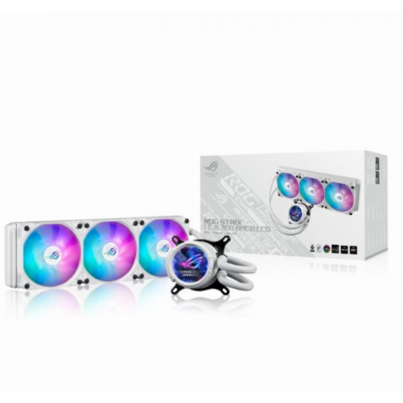 WATER COOLER ASUS ROG STRIX LC III 360 ARGB LCD WHITE