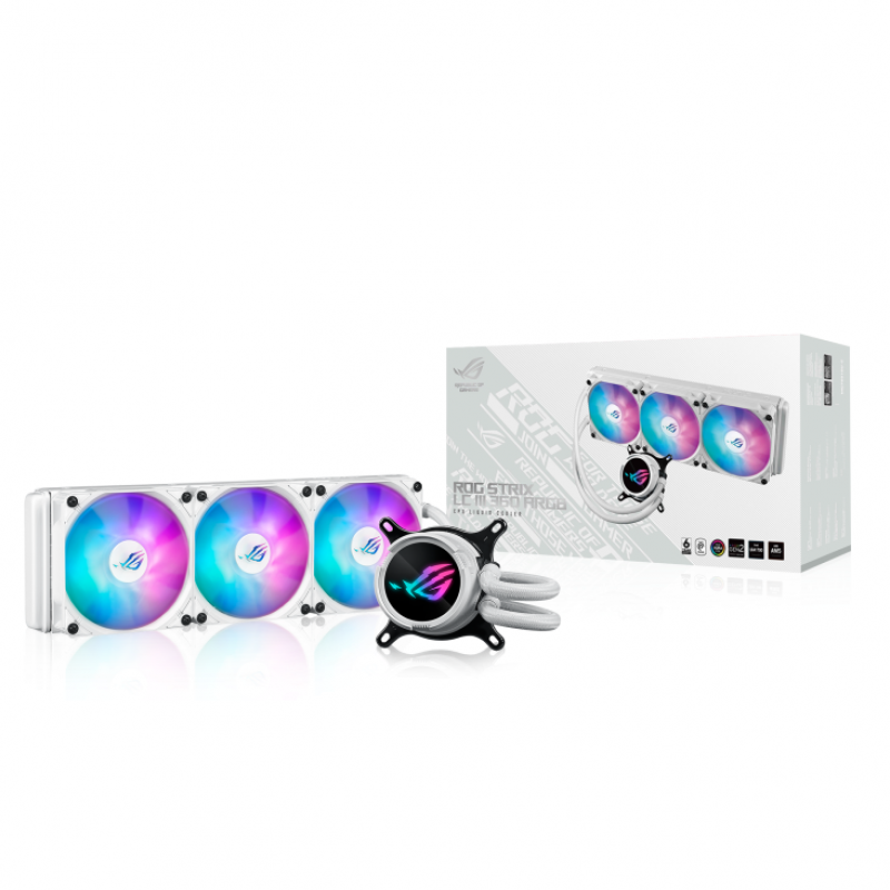 WATER COOLER ASUS ROG STRIX LC III 360 ARGB WHITE